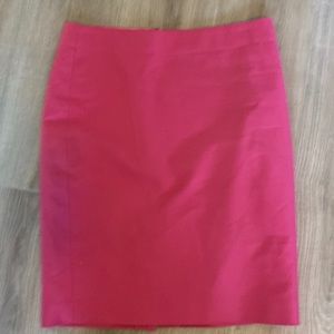 Hot Pink JCrew Pencil Skirt, Size 8
